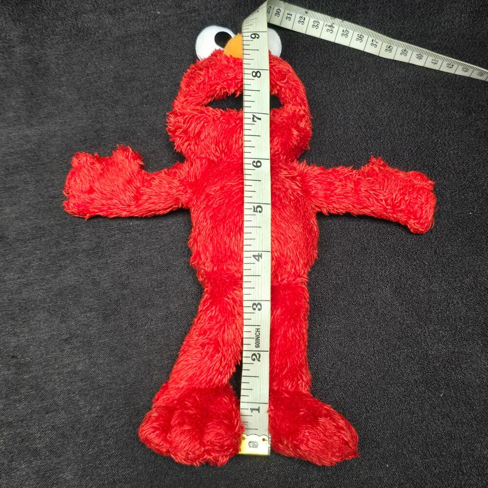 Sesame Street Smiling Elmo Stuffed Plush Toy Doll 10” - Picture 5 of 6